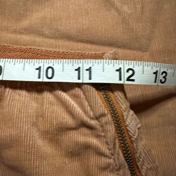 Free people Jenny slim flare orange corduroy jeans 26 - Picture 8 of 11